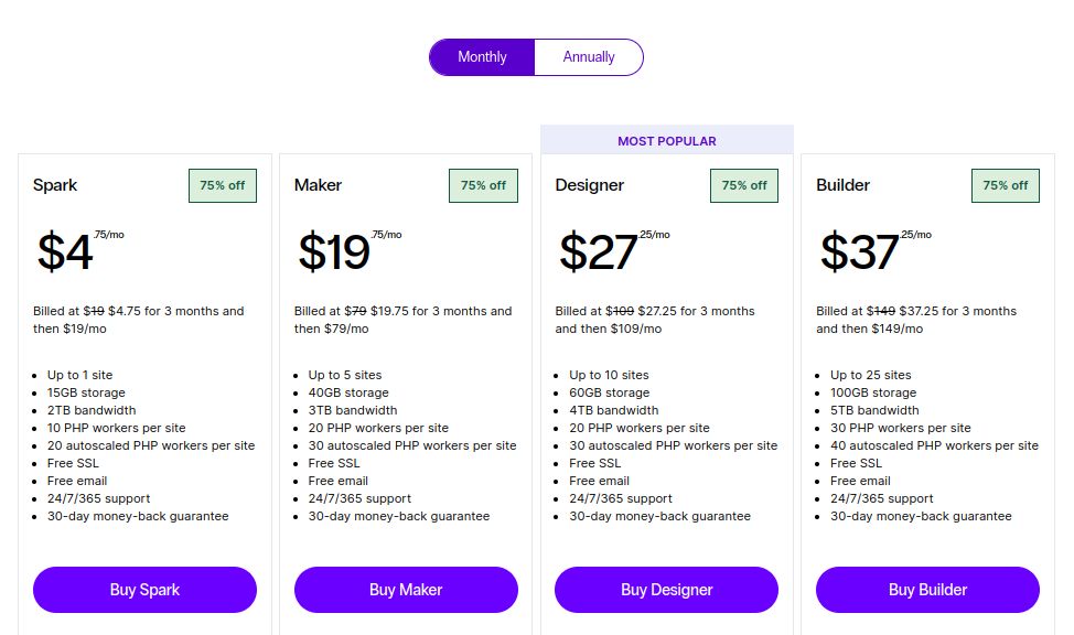 Our Managed WordPress hosting plans are now 75% discounted because Black Friday is starting. This offer will expire on November 30th, 2022.