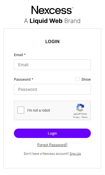 Start a hosting plan with a data center location strategy — log into your account in the Nexcess Client Portal.