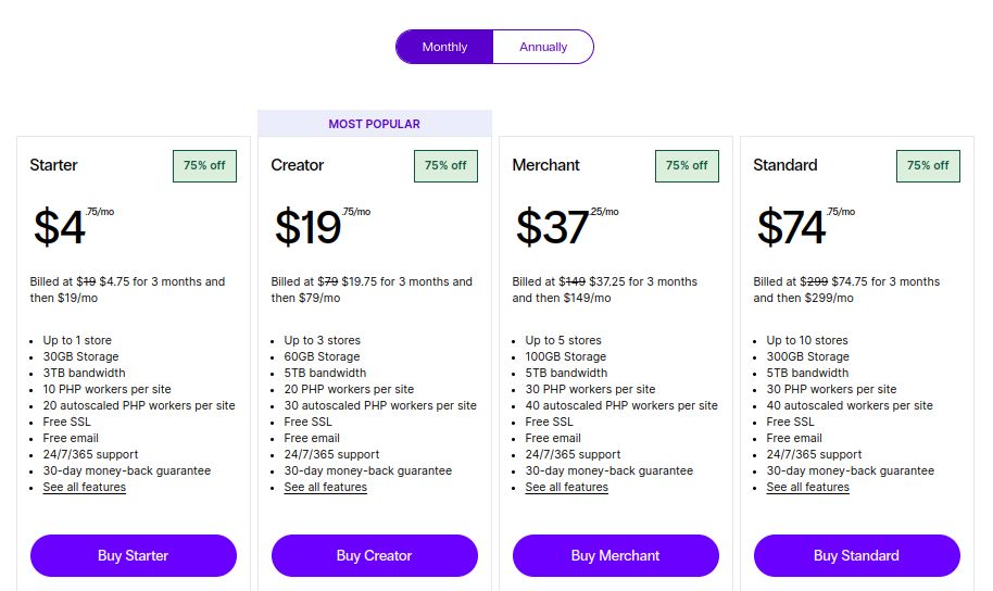 Our Managed WooCommerce hosting plans are now 75% discounted because Black Friday is starting. This offer will expire on November 30th, 2022.